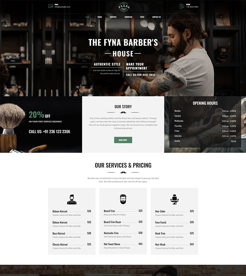 Barber Home